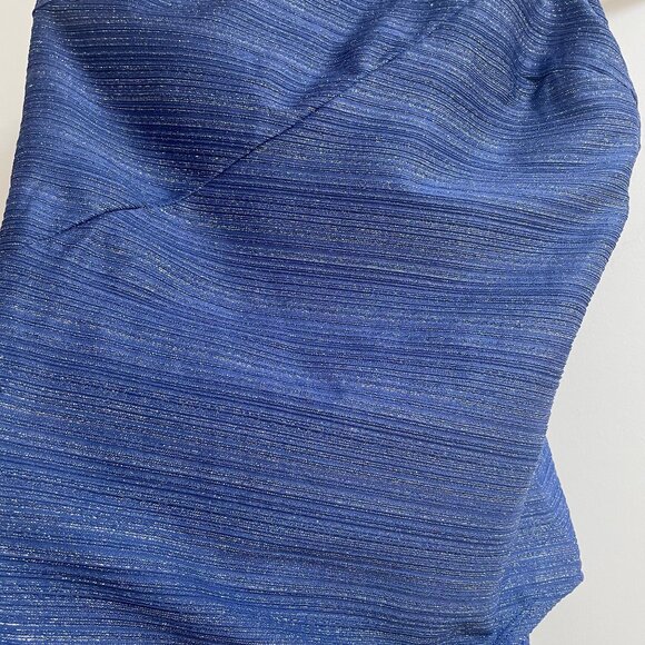NWT Blue Asymmetrical Standard Coverage One-Piece - Picture 12 of 12